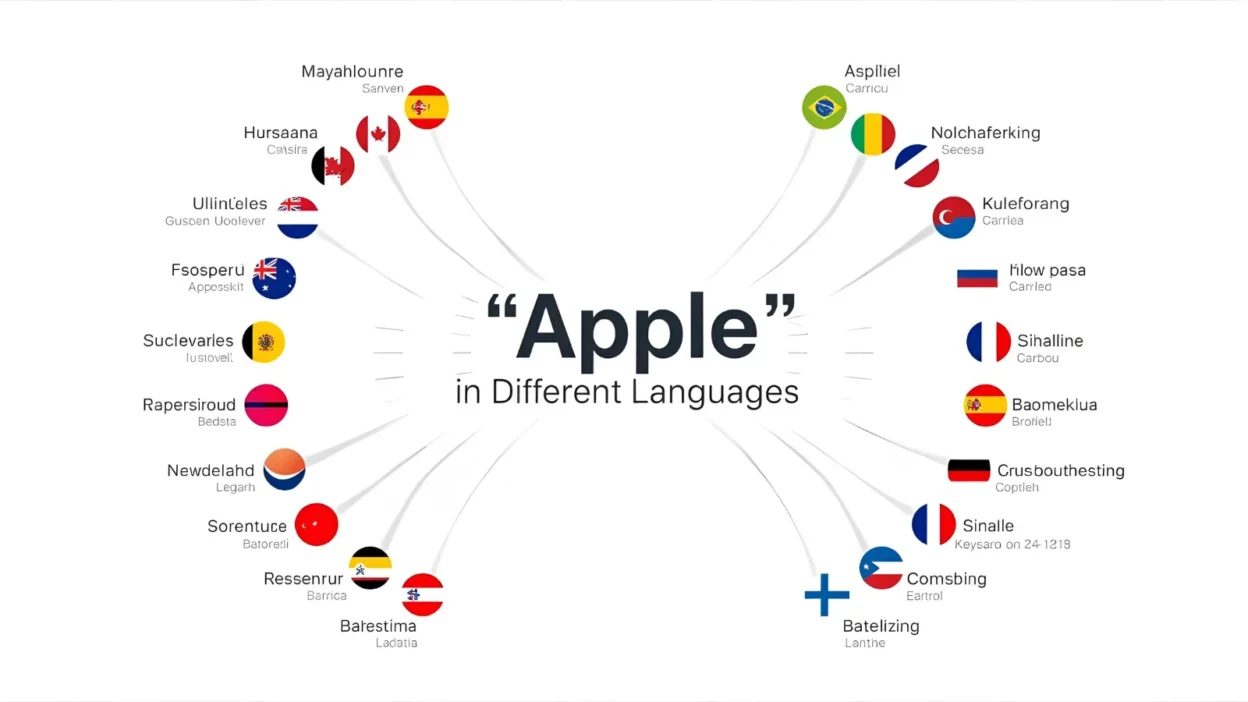 Apple in Different Languages