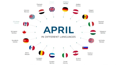 April in Different Languages