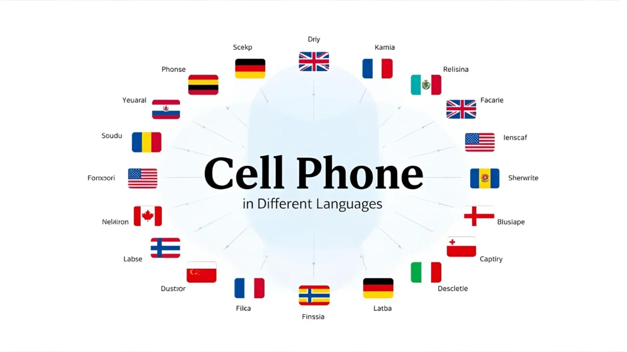 Cell Phone in Different Languages