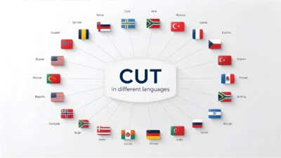 Cut in Different Languages