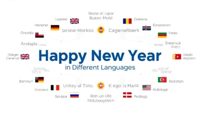 Happy New Year in Different Languages