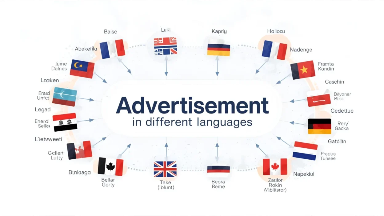 Advertisement in Different Languages