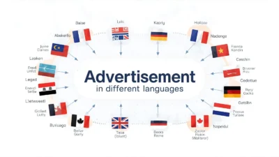 Advertisement in Different Languages