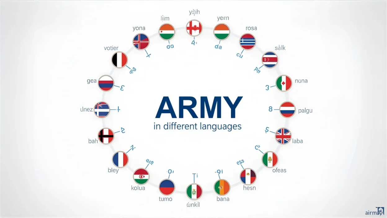 Army in Different Languages