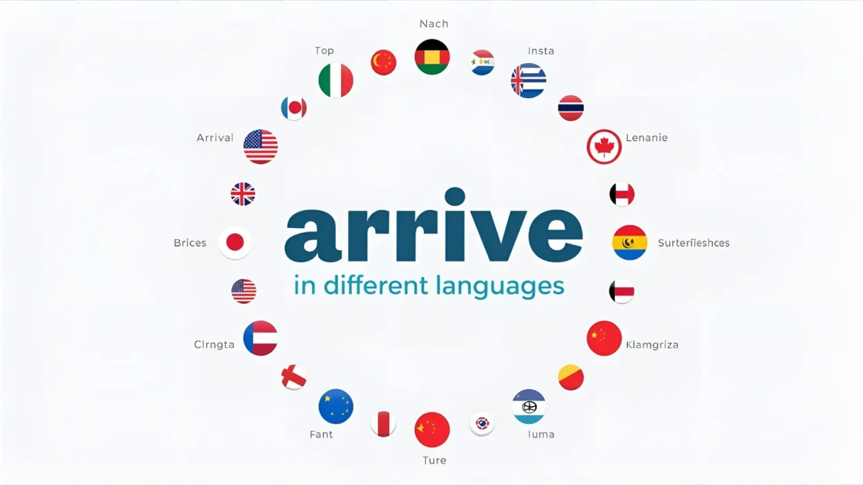 Arrive in Different Languages