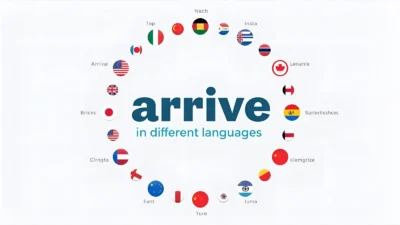 Arrive in Different Languages