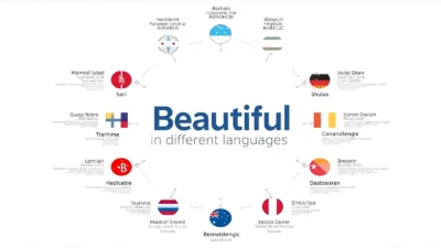 beautiful in different languages