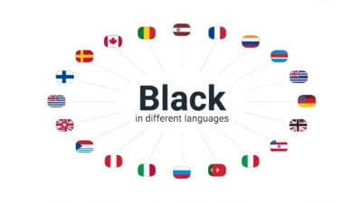 black in different languages