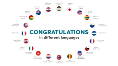 Congratulations in Different Languages
