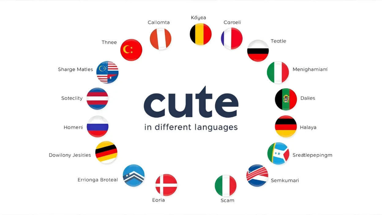 Cute in Different Languages