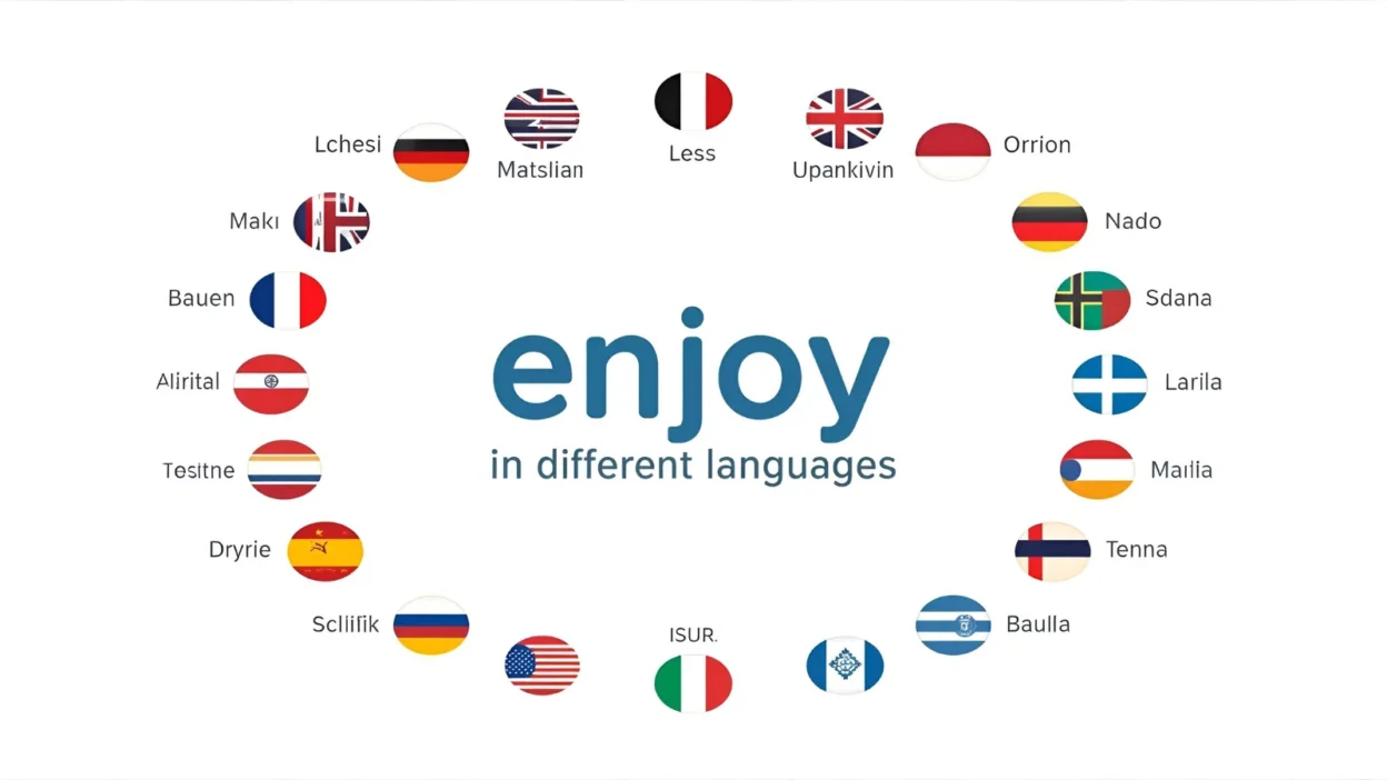 enjoy in different languages