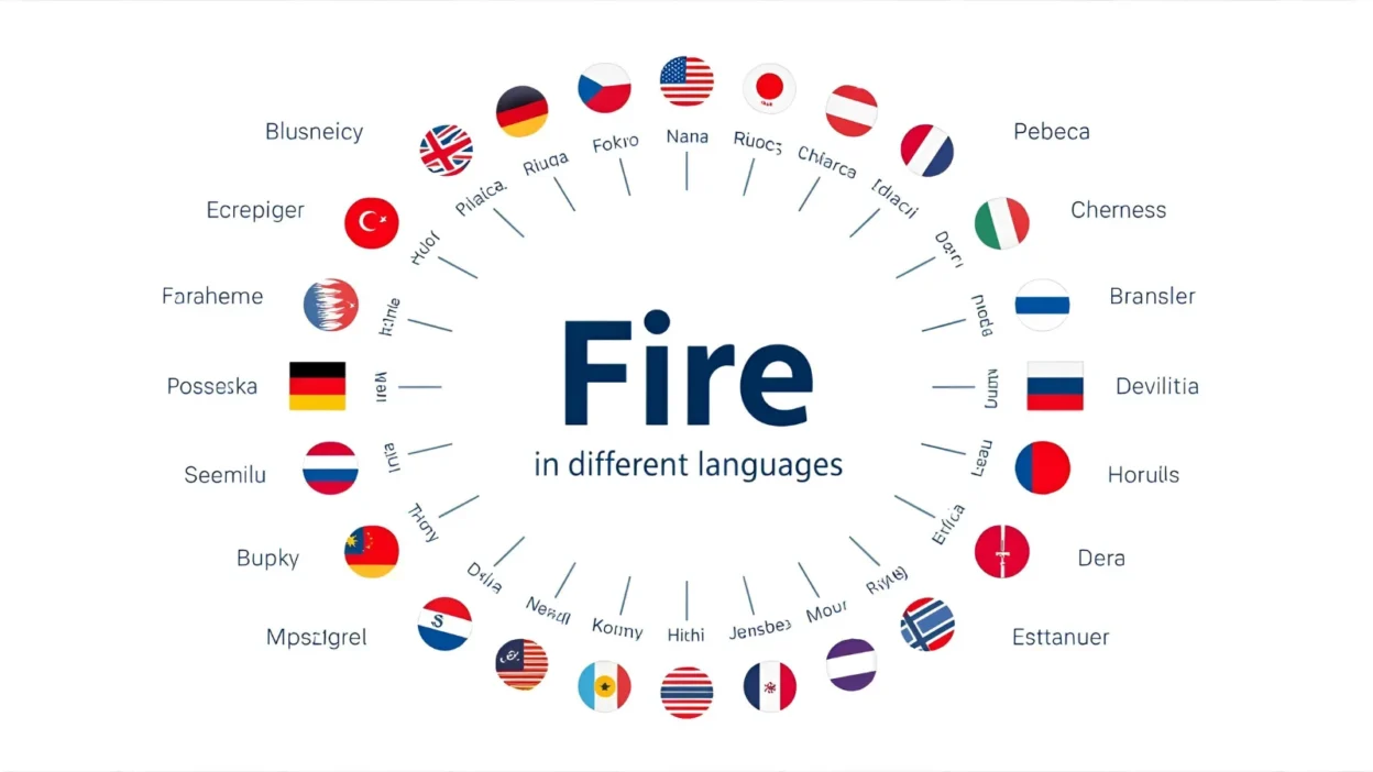 fire in different languages