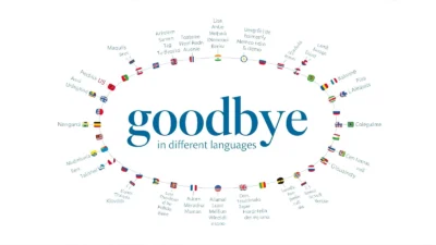 goodbye in different languages