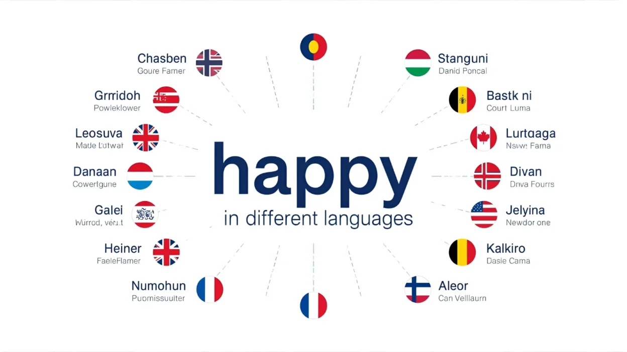 happy in different languages