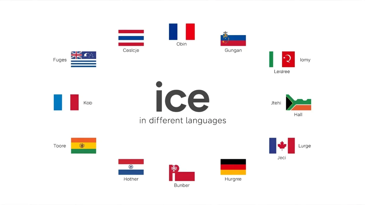 Ice in Different Languages