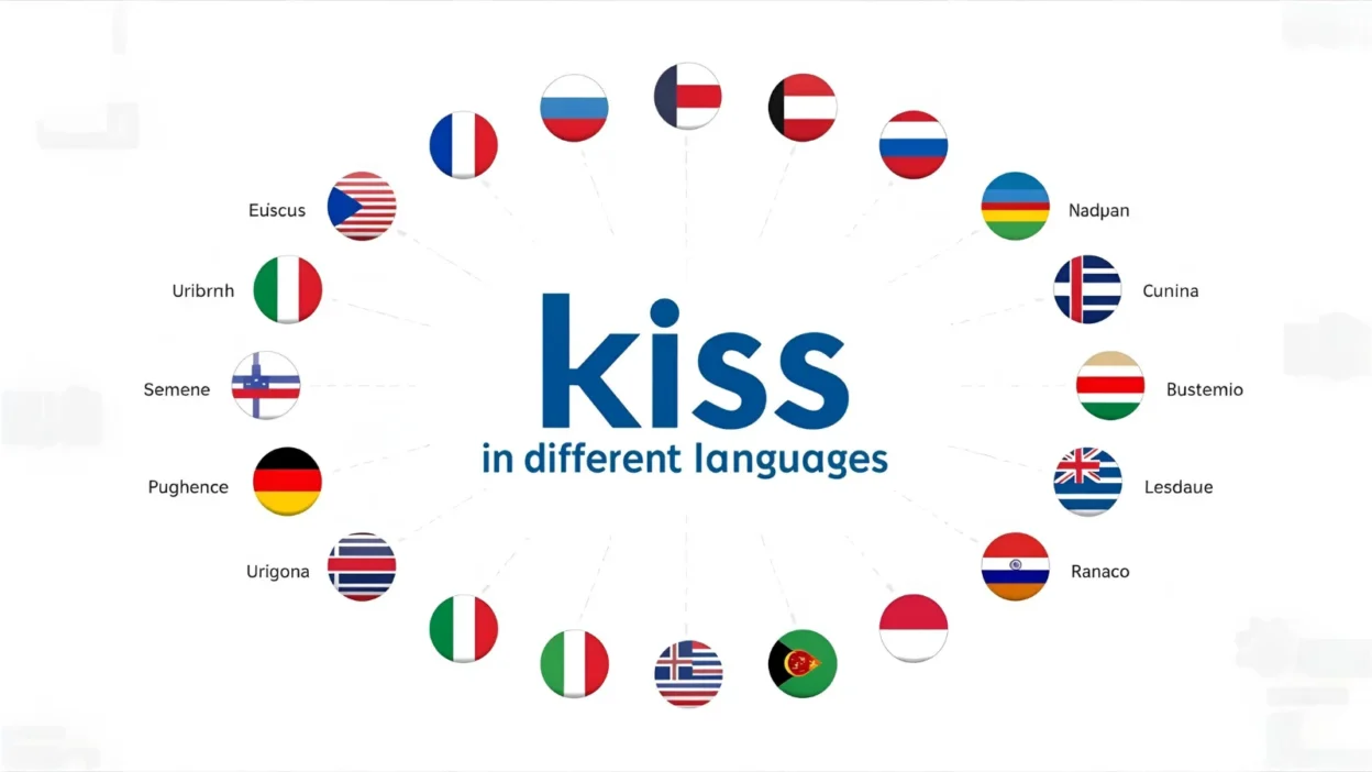 kiss in different languages