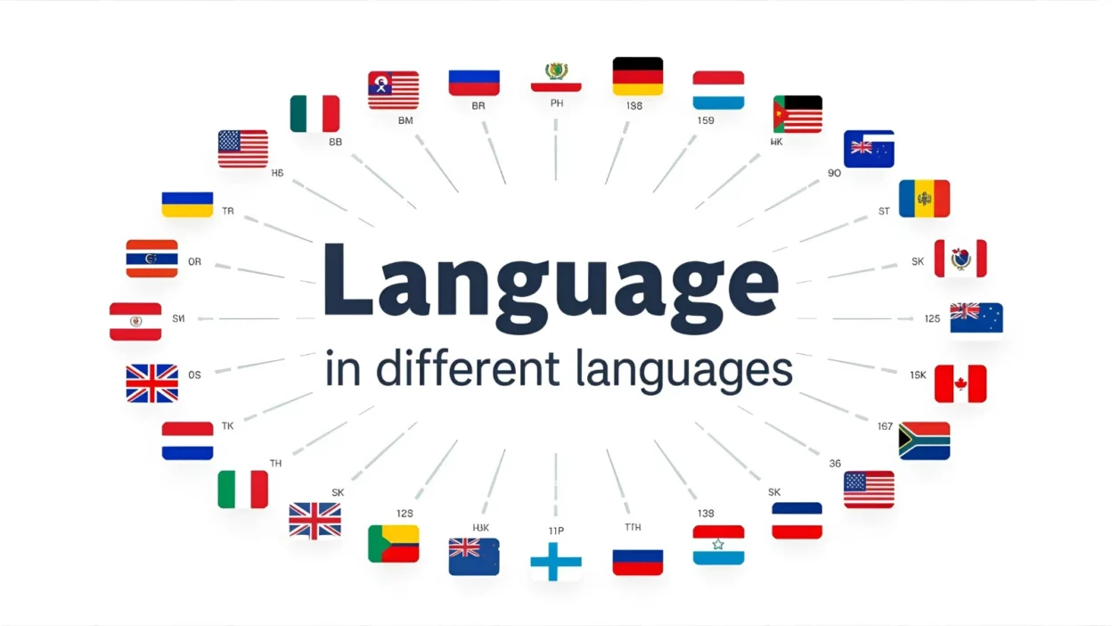 language in different languages