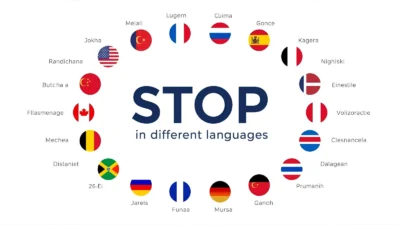 Stop in Different Languages