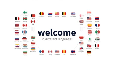 Welcome in Different Languages