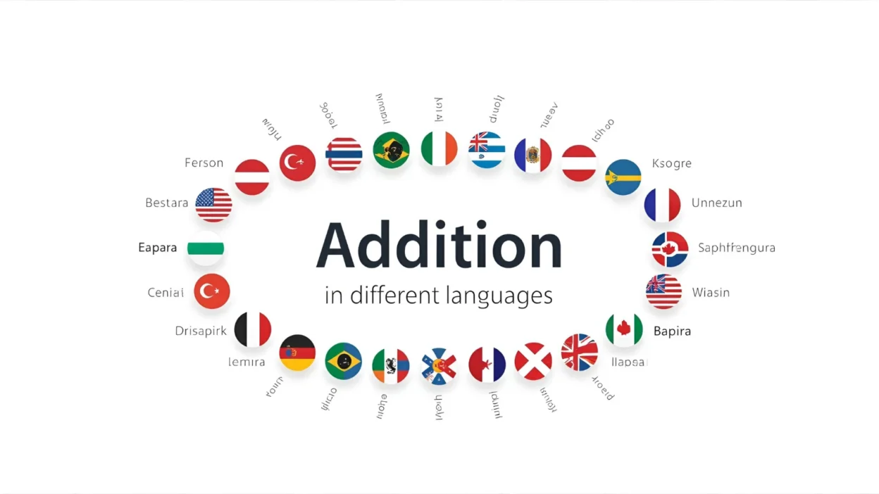 addition in different languages