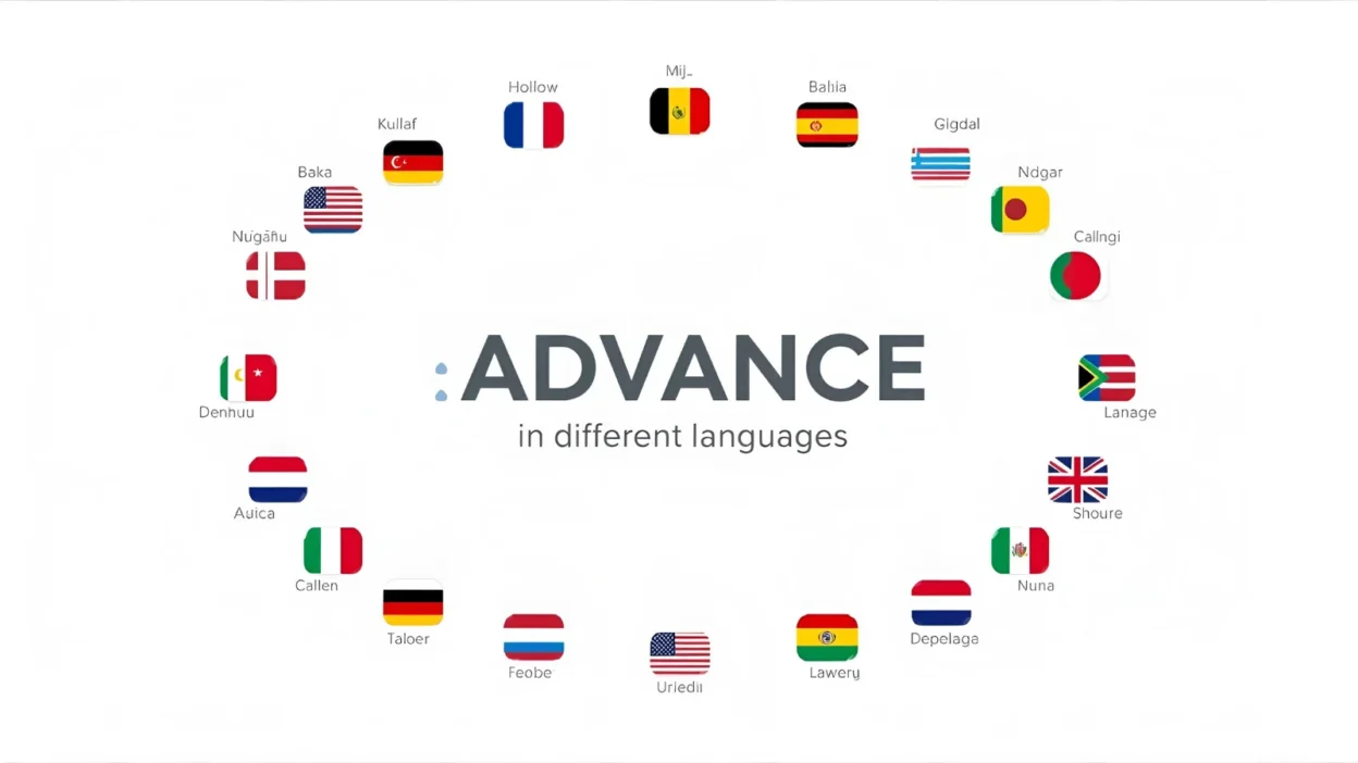 advance in different languages