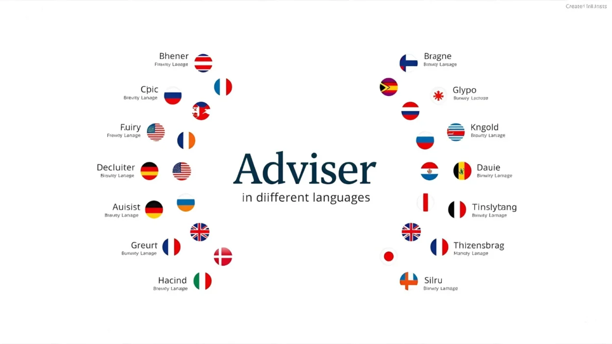 adviser in different languages